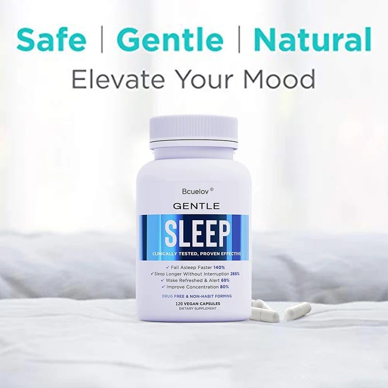 Sleep Supplement - with Magnesium, Combats Nighttime Sleep, Restores Sleep Quality, Prolongs Sleep Time, and Relieves Stress