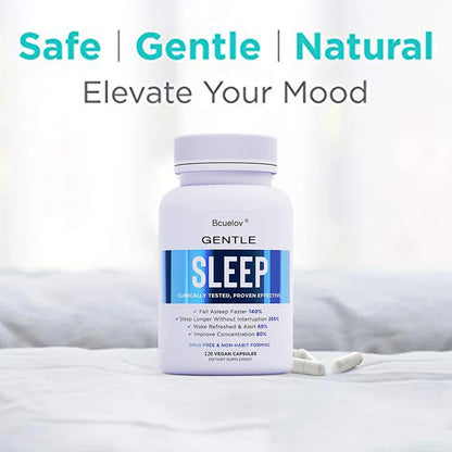 Sleep Supplement - with Magnesium, Combats Nighttime Sleep, Restores Sleep Quality, Prolongs Sleep Time, and Relieves Stress