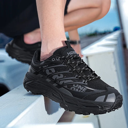 Men'S Fashionable Sports Shoes With Thick Soles Shock-Absorbing Anti Slip Breathable And Casual Shoes Suitable For Daily Wear