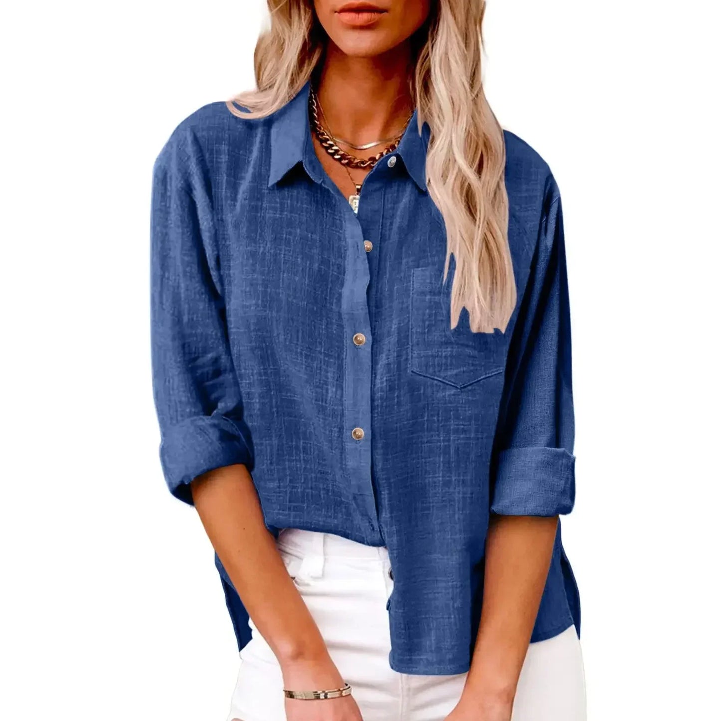 Cotton Linen Long Sleeve  T-Shirt Woman Clothes,Tshirt Elegant Casual Tops Tees Streetwear