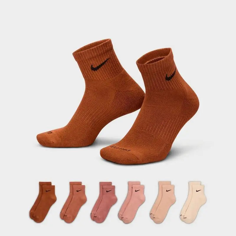 Nike | Nike Everyday Plus Cushioned 6-Pack Quarter Training Socks