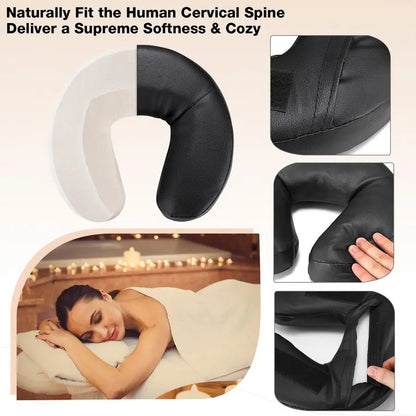 Massage Table Face Cradle amp Cushion, Adjustable Massage Chair Spa Bed Headrest amp Face Pillow Support, Massage Platform Head