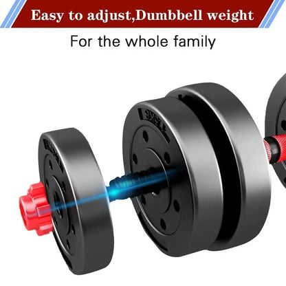 WeightsDumbbells Set of 2 Convertible To Barbell A Pair of Lightweight for Home Gym,Women and Men Equipment