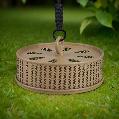 Hollow Mosquitoes Coil Tray with Cover Mosquito  Incense Box Metal  Incense Coil Burner for Outdoor Camping