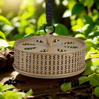 Hollow Mosquitoes Coil Tray with Cover Mosquito  Incense Box Metal  Incense Coil Burner for Outdoor Camping