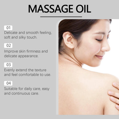 100ml Collagen Lifting Body Oil Rosemary Fragrance Non-Greasy Firming Massage Oil for Glowing Skin Arms Legs Back Buttocks