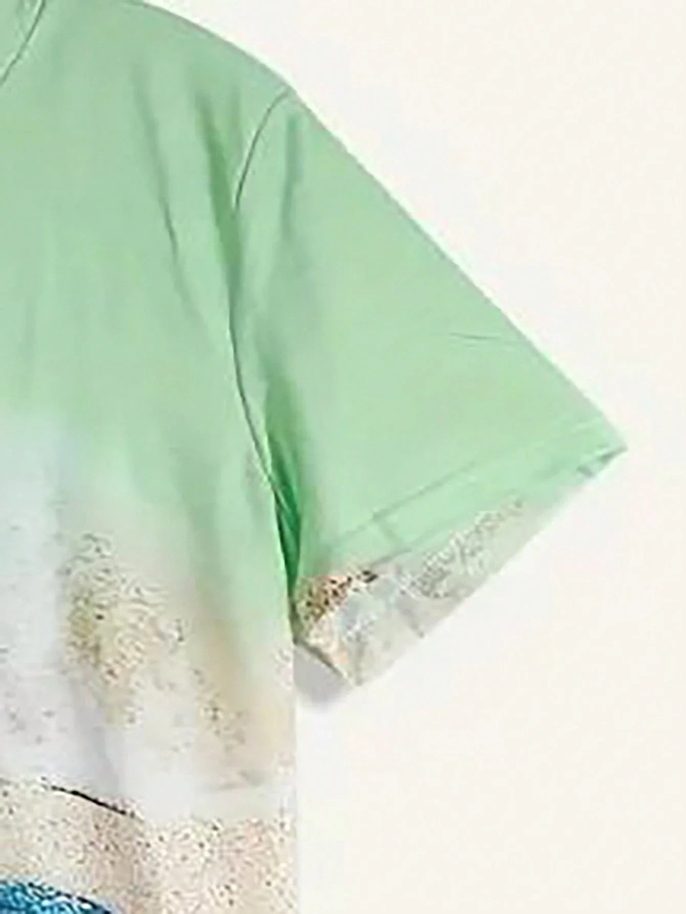 Women's Round Neck Short Sleeve Sea Turtle Print Casual Tee Spring Summer