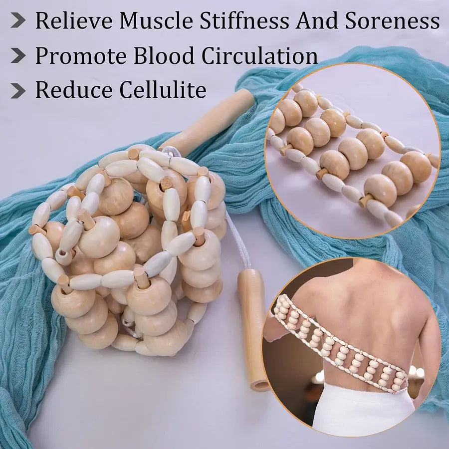 in 1 Wood Therapy Massage Tools, Maderoterapia kit, Wood Therapy Set, Lymphatic Drainage Massager, Wooden Gua Sha Tools, Wooden