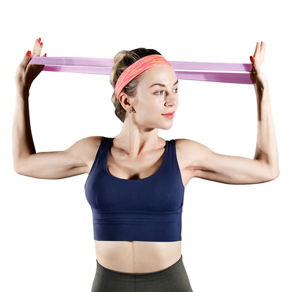 Fitness Elastic Resistance Bands Home Pilates Gym yoga resistance Bands Stretching Training Crossfit Sport Workout Equipment