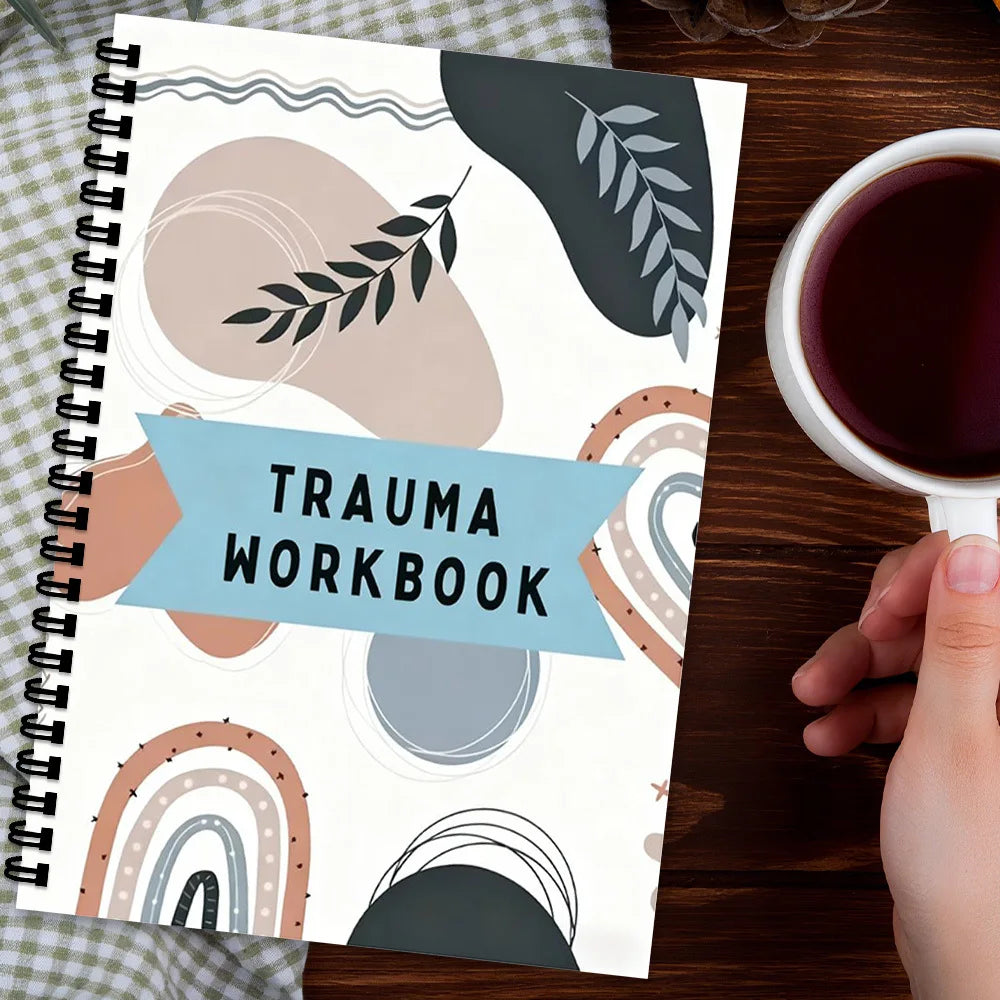 1PC Holistic Trauma Healing Workbook: Artistic Mental Health Journal for Trauma Survivors & Wellness Enthusiasts, Great for Mind
