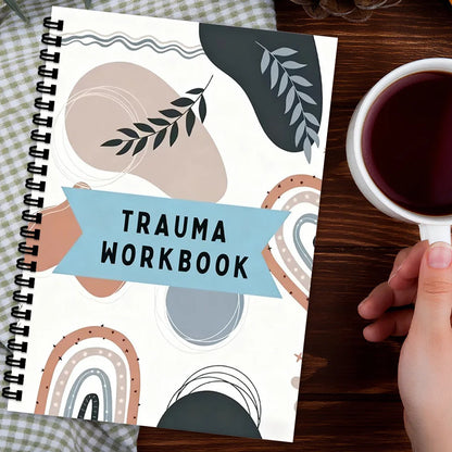 1PC Holistic Trauma Healing Workbook: Artistic Mental Health Journal for Trauma Survivors & Wellness Enthusiasts, Great for Mind