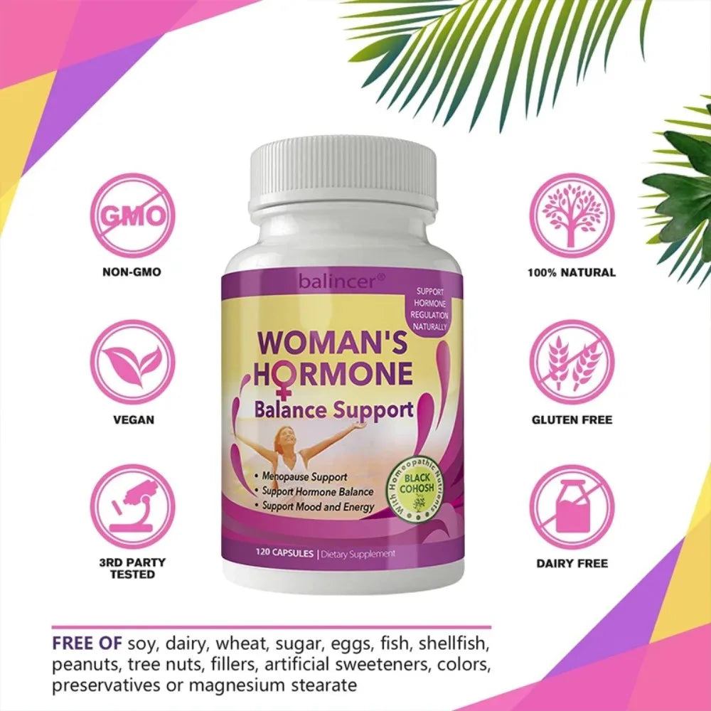 Nutritional Supplement for Women - Helps Relieve Menopause, Balance Endocrine System, Support Energy and Improve Mood